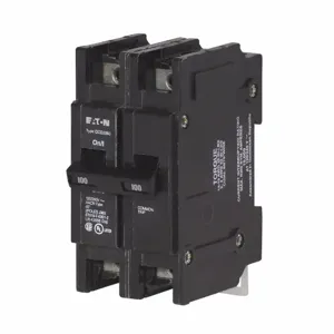 EATON QCD2100S Miniature Circuit Breaker, 120/240 VAC, 100 A, 2 Poles | BH6MZZ