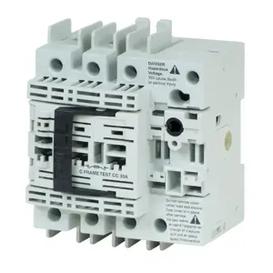 EATON R4H3030FJSN Rotary Disconnect Switch, 30 A, Class J Fuses, Three-Pole Plus Switched Neutral | BH6PCR