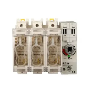 EATON R9K2060FJ Rotary Disconnect Switch, 60 A, Class J Fuses, Two-Pole, Switch Body, R9, 600 V | BH6PEJ