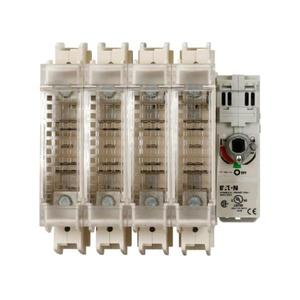 EATON R9K4060FJ Rotary Disconnect Switch, 60 A, Class J Fuses, Four-Pole, Switch Body, R9, 600 V | BH6PFC