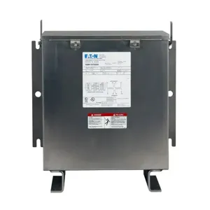 EATON S20N11S15SS4X General-Purpose Encapsulated Transformer, Ep, Single-Phase, Pv: 240 X 480V, Taps: None | BH6TNR