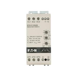EATON S701C15N3S Mini-Softstarter, mit Gleichstrom-Einspritzbremse, 15 A, 208–240 V Netzspannung | BH6UUW