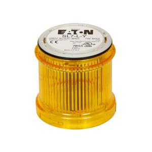 EATON SL7-L-Y Light Module, Sl7, 70 Mm, Continuous Led, Used With Inc And escent Bulb, <250 Vac/ Vdc | BH6VUD