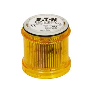 EATON SL7-L120-Y Light Module, Sl7, 70 Mm, Continuous Led, 110/120 Vac, Yellow, Ul Type 4, 4X, 13 | BH6VRU 20RA18