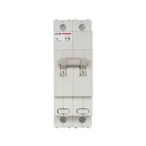 EATON SPHM2RM0001 Hydraulic Supplementary Protector, 277/480 VAC, 1 A, 3 kA Interrupt, 2 Poles | BH6YFA