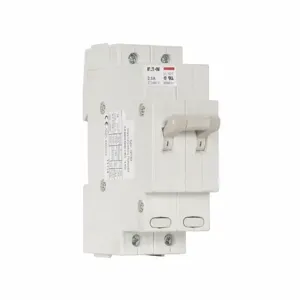 EATON SPHM2RM02R5 Medium Time Delay Supplementary Protector, 277/480 VAC, 2.5 A, 3 kA Interrupt, 2 Poles | BH6YFR