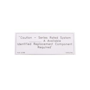 EATON SRL Loadcenter And Breaker Accessories Label, Label, Ch, 0.75 In | BH6ZJM