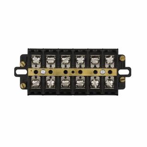 EATON TBUS6 Terminal Block With Fuse Holders, 6 Poles | BH7RPW