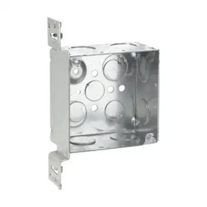 EATON TP432VMS Crouse-Hinds Square Outlet Box, 1/2, 1/2, 3/4 E, 4, Vms | CA4APV