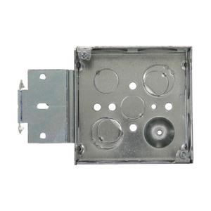 EATON TP436MSB Crouse-Hinds Square Outlet Box, 1/2, 1/2, 3/4 E, 4, Msb | CA4APX