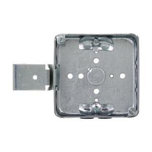 EATON TP444SSB Crouse-Hinds Square Outlet Box, 1/2, 4, Ssb, Nm Clamps, Welded, 1-1/2 | CA4AQC