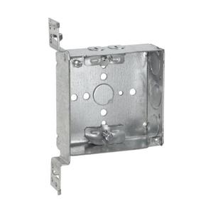 EATON TP449 Crouse-Hinds Square Outlet Box, 1/2, 4, Vms, 4, Nm Clamps, Welded, 1-1/2 | CA4AQF