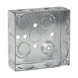 EATON TP467 Crouse-Hinds Square Outlet Box, 1/2, 1/2, 3/4 E, 4 | CA4AQV