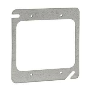 EATON TP494 Crouse-Hinds Square Mud Ring, 4, Steel, Two Device | CA4ARL
