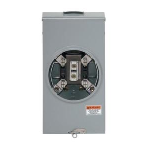 EATON UHTRS203BCH Meter Socket-Pos Resi Service, 200A, Over, 3-5/16 Inch Hub Open, #8-350 Kcmil, 4-Jaw | BH7TWV