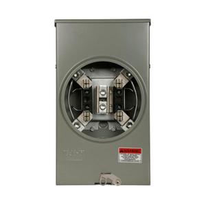 EATON UHTTRS202BCH Meter Socket, 1-Pos Resi Service, 200A, Over/Under, 3-5/16 Inch Hub Open, #8-250 Kcmil | BH7TXF