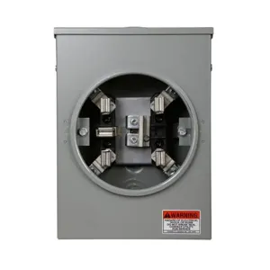 EATON URS101BCRCH Meter Socket, 3 5/16 In Hub Opening, 125A, Overhead, 3-5/16 In Hub Opening, #8-2/0 Kcmil | BH7TYK