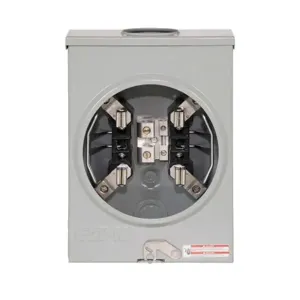 EATON UTRS101BE Meter Socketpos Resi Service, 125 A, Over, 3-5/16 Inch Hub Open, #8-2/0 Awg, 4-Jaw | BH7UHH