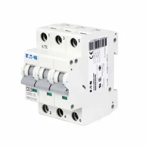 EATON WMZS3C10 Supplementary Protector, 277/480 VAC, 10 A, 10 kA Interrupt, 3 Poles | BH7YFF