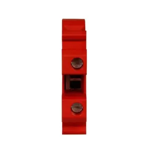 EATON XBUT10RD Terminal Block, 10.2 Mm Screw Connection Single Level-Through-Feed, Red | BH8ABN