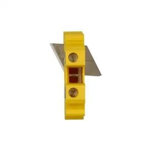 EATON XBUT10YE Terminal Block, 10.2 Mm Screw Connection Single Level-Through-Feed, Yellow | BH8ABM