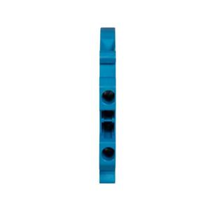 EATON XBUT25BU Klemmenblock, 5.2 mm Schraubanschluss, Einzelebene mit Durchgangszuführung, blau | BH8ABH