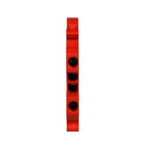 EATON XBUT25RD Terminal Block, 5.2 Mm Screw Connection Single Level-Through-Feed, Red | BH8ABY