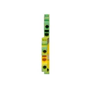 EATON XBUTT4PE Terminal Block, Screw Connection Double Level Blocks, IEC-Xb, Green/Yellow | BH8ADT