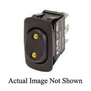 EATON XR3EG44NV1XXGP Rocker Switch, With Amber Lens and 125 VAC | BH8APN