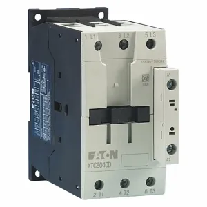 EATON XTCE040D00E IEC Contactor, 40A, 208 Vac, 60 Hz, 0No-0Nc, 40A, Frame D, 55 Mm, 60 Hz, 3, 5 | BH8XPJ 4TZA5