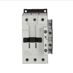 EATON XTCE040DS1TD IEC Contactor, 40A, Side-Mounted, 24-27 Vdc, 1No-1Nc, 40A, Frame D, 55 Mm, 3, 5 | BH8XQG