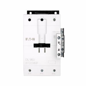 EATON XTCE080FS1L IEC Contactor, 80A, Side-Mounted, 380 Vac 50 Hz, 440 Vac 60 Hz, 1No-1Nc, 80A, Frame F | BH8XVJ