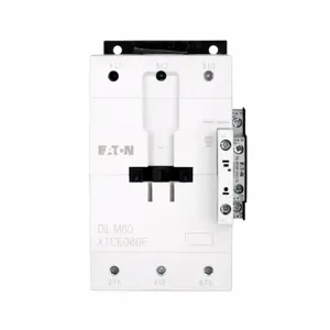 EATON XTCE080FS1B IEC Contactor, 80A, Side-Mounted, 220 Vac 50 Hz, 240 Vac 60 Hz, 1No-1Nc, 80A, Frame F | BH8XVB