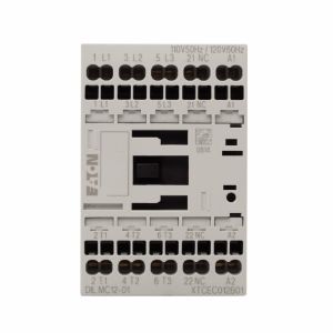 EATON XTCEC012B10F IEC Contactor, 12A, 230 Vac, 50 Hz, 1No, 12A, Frame B, 45 Mm, 50 Hz, 1, 2, 2/ 3, 3 | BH8YAD