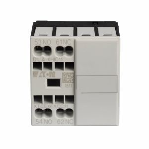 EATON XTCEXFACC11 Contactor Accessory Auxiliary Contact, Two-Pole, Spring Cage Terminals | BH8YKR