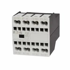 EATON XTCEXFACC31 Contactor Accessory Auxiliary Contact, Four-Pole, Spring Cage Terminals | BH8YLA