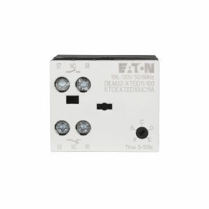 EATON XTCEXTED100C11A Contactor Acc Frm B-C Timer Mod Off-Del 5-100S 100-130 Vac | BH8YPG 4TZJ1