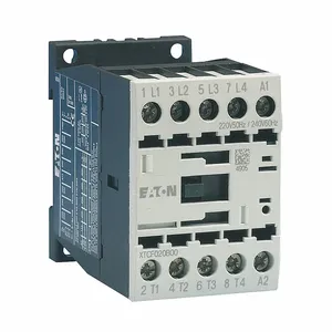 EATON XTCF020B00B IEC Magnetic Contactor, 12A Inductive Full Load, 22A Resistive Full Load, 4 Poles | BH8YQZ 4WUG3