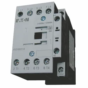 EATON XTCF032C10B IEC Magnetic Contactor, 18A Inductive Full Load, 45A Resistive Full Load, 1NO | BH8YRZ 4WUG9