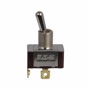 EATON XTD2B2A Toggle Switch, SPDT, 3 Connections, On/Off/On, 10A at 277V AC, 20A at 125V AC | BH8ZKV 21EW23