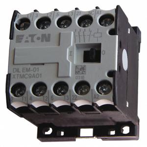 EATON XTMC9A01C IEC Mini Contactor, 8.80A, 415 Vac, 50 Hz, 480 Vac, 60 Hz, 1Nc, 20A, 45 Mm Mini | CH6RZX 4WXA3