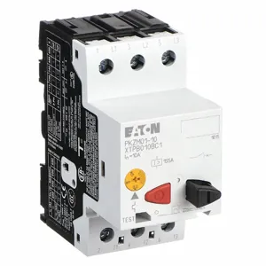 EATON XTPB010BC1 Manual Motor Protector, 6.30 to 10A, Push Button, 3 HP at 3 Phase, 240V | CJ2UGF 4WXG4