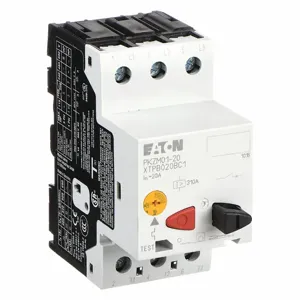 EATON XTPB020BC1 Manual Motor Protector, 16 to 20A, Push Button, 1.77 Inch Width, 5 HP at 3 Phase, 240V | CJ2UGM 4WXG7