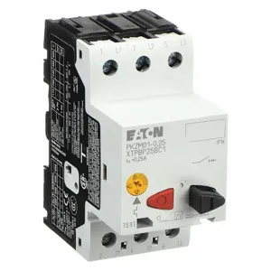 EATON XTPBP25BC1 Manual Motor Protector, 0.16 to 0.25A, Push Button, 1.77 Inch Width | CJ2UGC 4WXH4