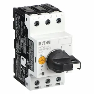 EATON XTPR1P6BC1 Manual Motor Protector, 1 to 1.60A, Rotary Knob, 3/4 HP, 3 Phase, 480V | CJ2UEW 4WXK4