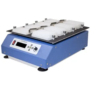 EBERBACH E6121 Vortex Shaker, Microplate, Large, Power Coated | AX3DVQ