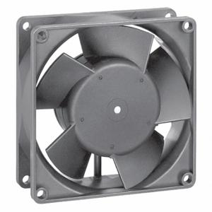 EBM-PAPST 3314HU Wet-Location Square Axial Fan, 3 5/8 Inch Height, 1 17/64 Inch Dp, 63, IP68, PBT Plastic | CP4BER 32MY81