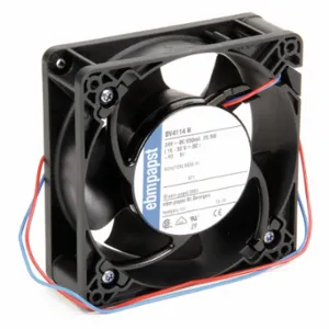 EBM-PAPST DV4114N Standard Square Axial Fan, 4 21/32 Inch Height, 1 1/2 Inch Dp, 162, IP20, Aluminum, 24V DC | CP4BBF 5AFZ2