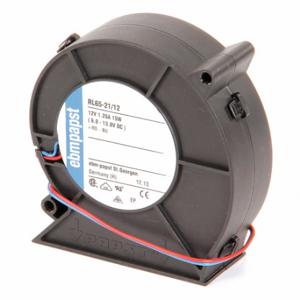 EBM-PAPST RL65-21/12 Compact Blower, 3 5/8 Inch Ht, 3 5/8 Inch Width, 1 3/8 Inch Dp, 33 Cfm Cfm, 0.000-In. Sp | CP4BDJ 5AGE4