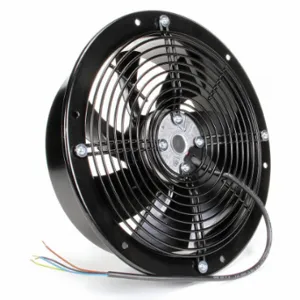 EBM-PAPST W2E250-CL08-70 Standard Round Axial Fan, 12 1/2 Inch Dia, 3 3/4 Inch Dp, 1100, IP44, Galvanized Steel, 71 | CP4BAQ 5AGD2